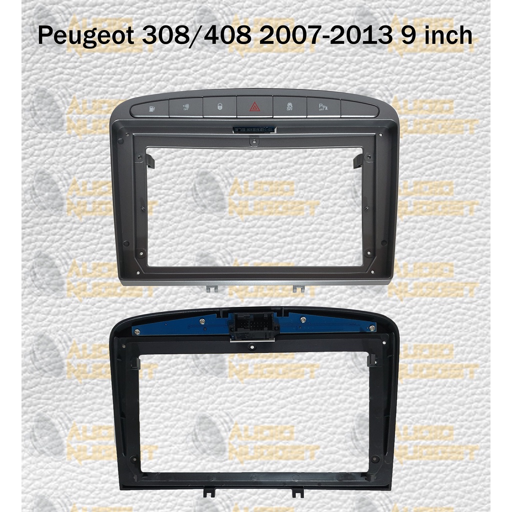 Frame tape head unit android Peugeot 308 408 9 inch