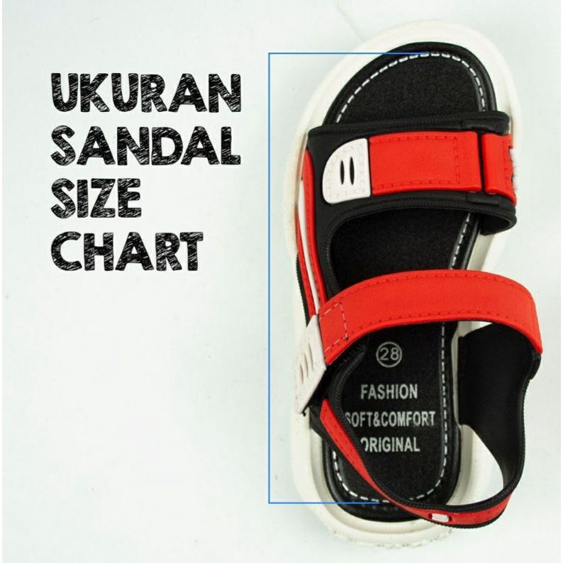 sandal gunung anak import karet. sandal laluna