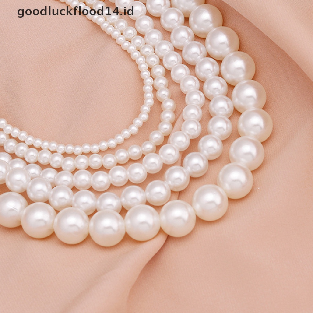 [OOID] Trendy Wedding Big Pearl Necklace For Women Fashion Imitation Pearl Necklace ID