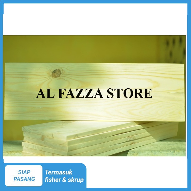 Rak Papan Kayu Ambalan Jati Belanda LEBAR 20