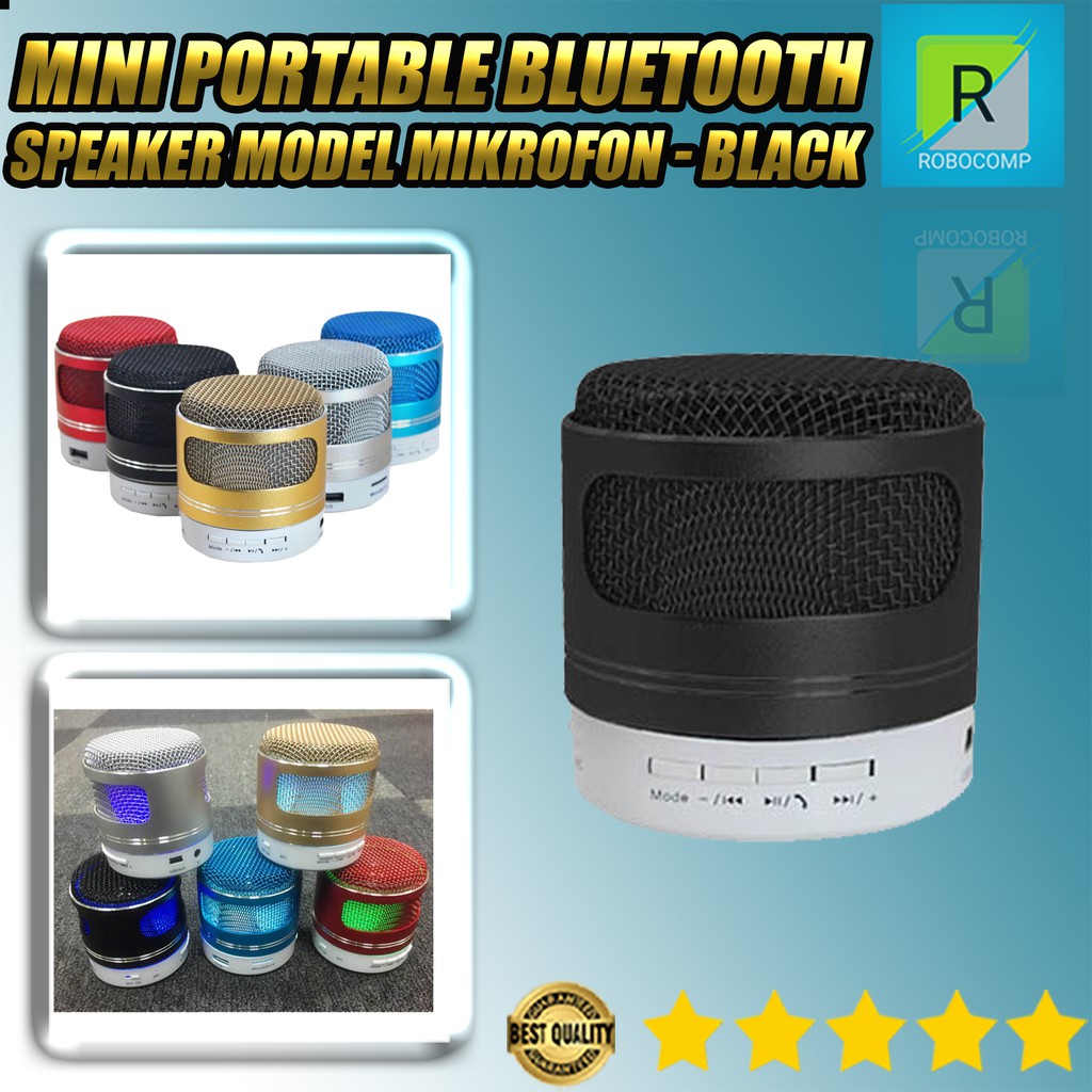 Mini Portable Bluetooth Speaker Model Mikrofon