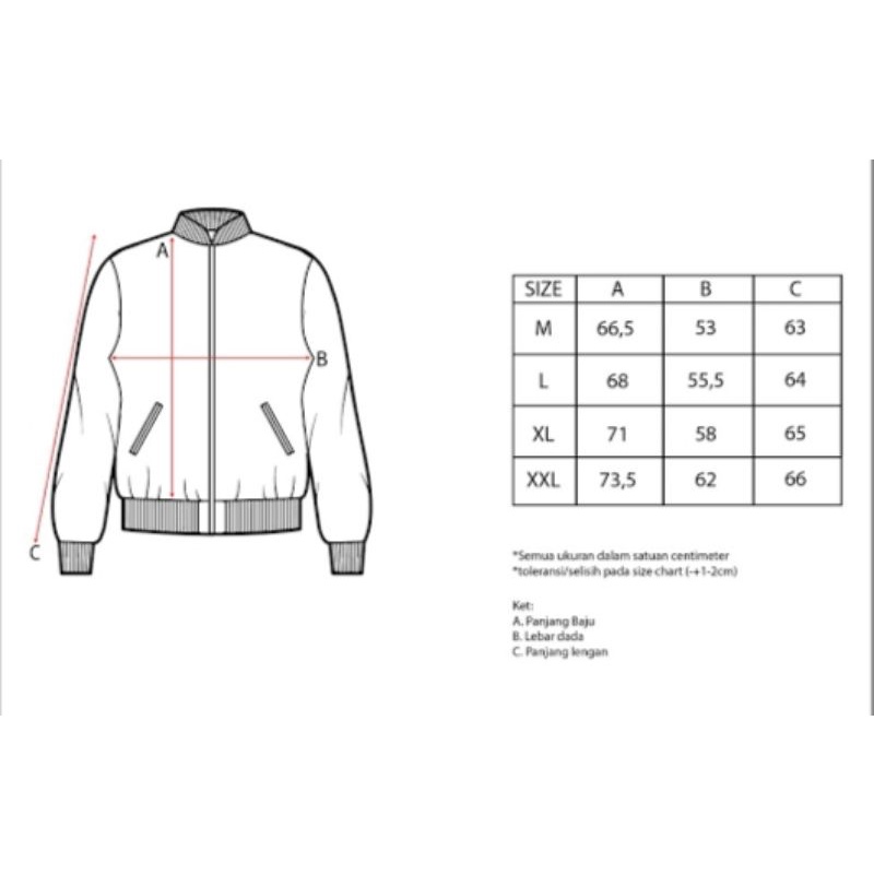 JAKET PEMUDA PANCASILA BOMBER WATERPROOF/ANTI AIR