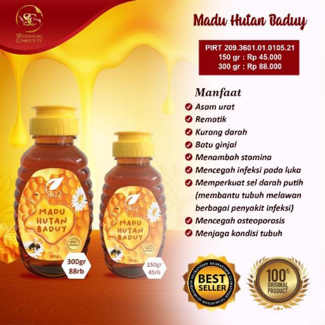

MADU HUTAN BADUY SR12 / MADU MURNI BADUY