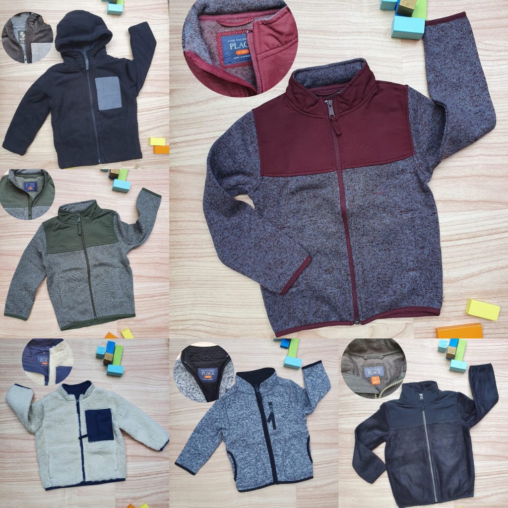 JAKET ANAK LAKI LAKI COWOK BRANDED PLAC* KEREN MURAH ORI 2 4 6 8 10 12 14 tahun