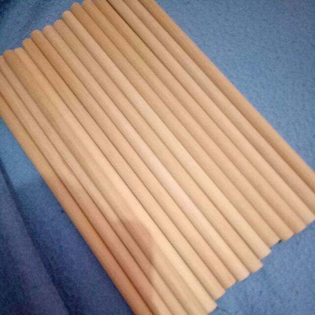 Stick Kayu Bulat (dowel) Diamter 8mm Panjang 80cm