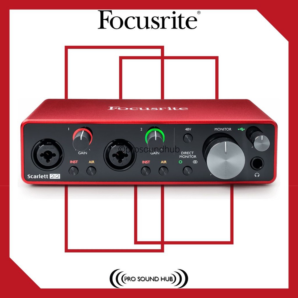 Звуковая карта 2i2 focusrite