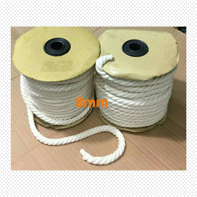 Tali tambang katun 8mm