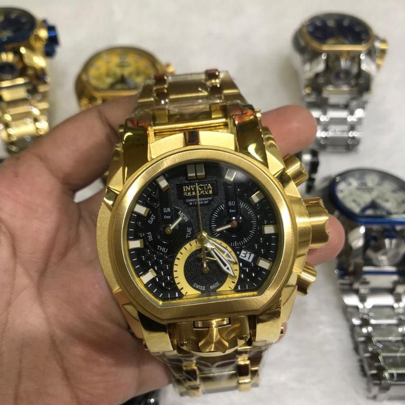 ❤JAM TANGAN PRIA INVICTA ZEUS RESERVE BOLT DUAL TIME CHRONOGRAPH GARANSI 1 TAHUN