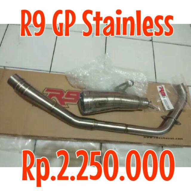 Knalpot R9 GP Stainless R15v3