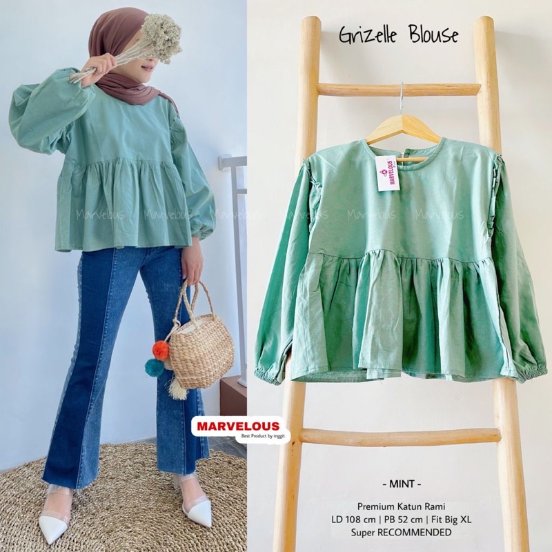 ATASAN TERBARU BY MARVELOUS/GRIZELLE BLOUSE