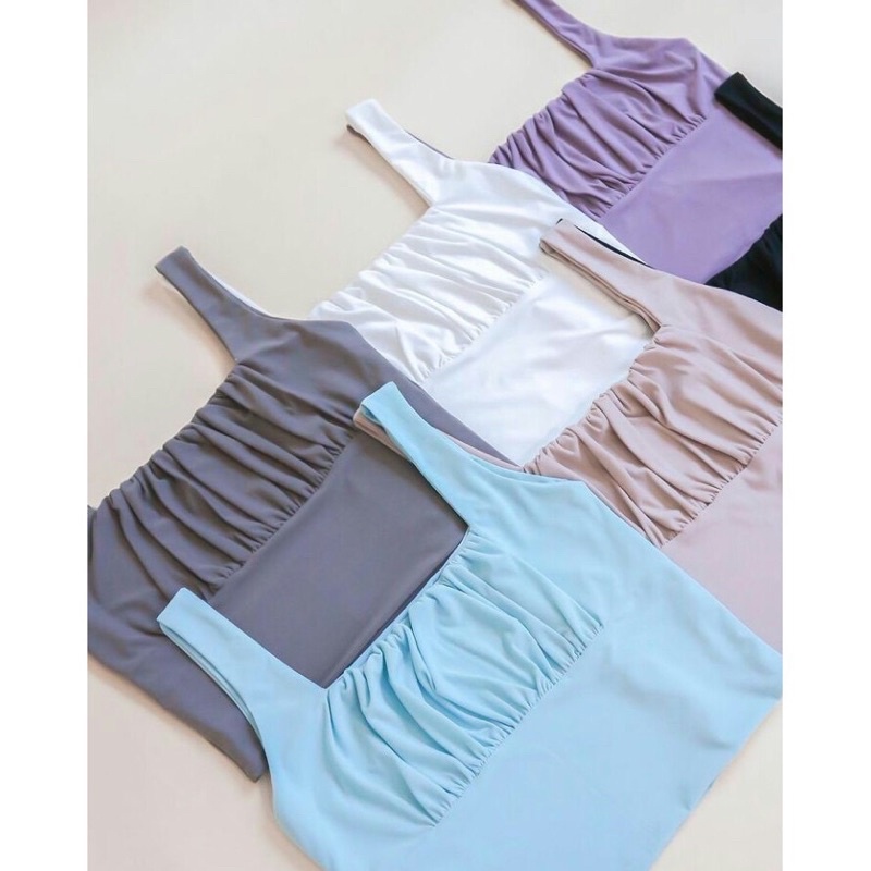 YOONA KOREAN TANK TOP SCRUMBLE BEST SELLER