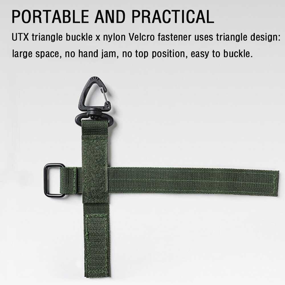 TG-IDI ACOMS Multipurpose Carabiner Hook Clip Tactical Nylon - HW75