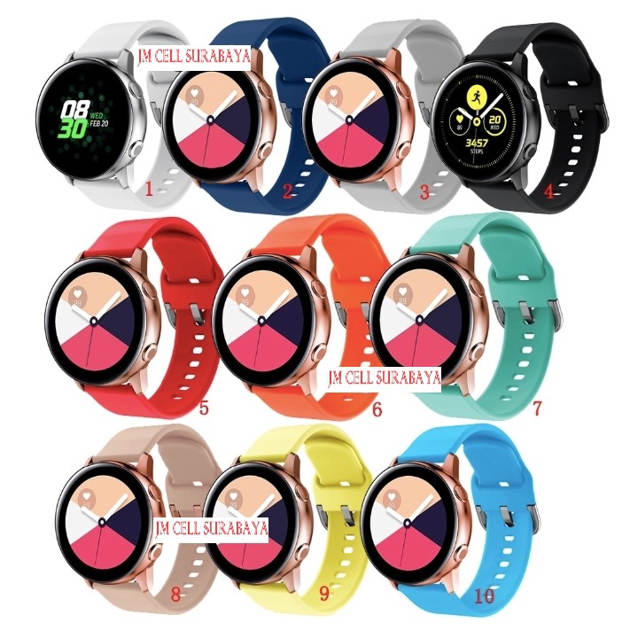 Sport Strap Untuk Samsung Galaxy Watch Active / 42mm / Gear Sport / Amazfit BIP / 20mm