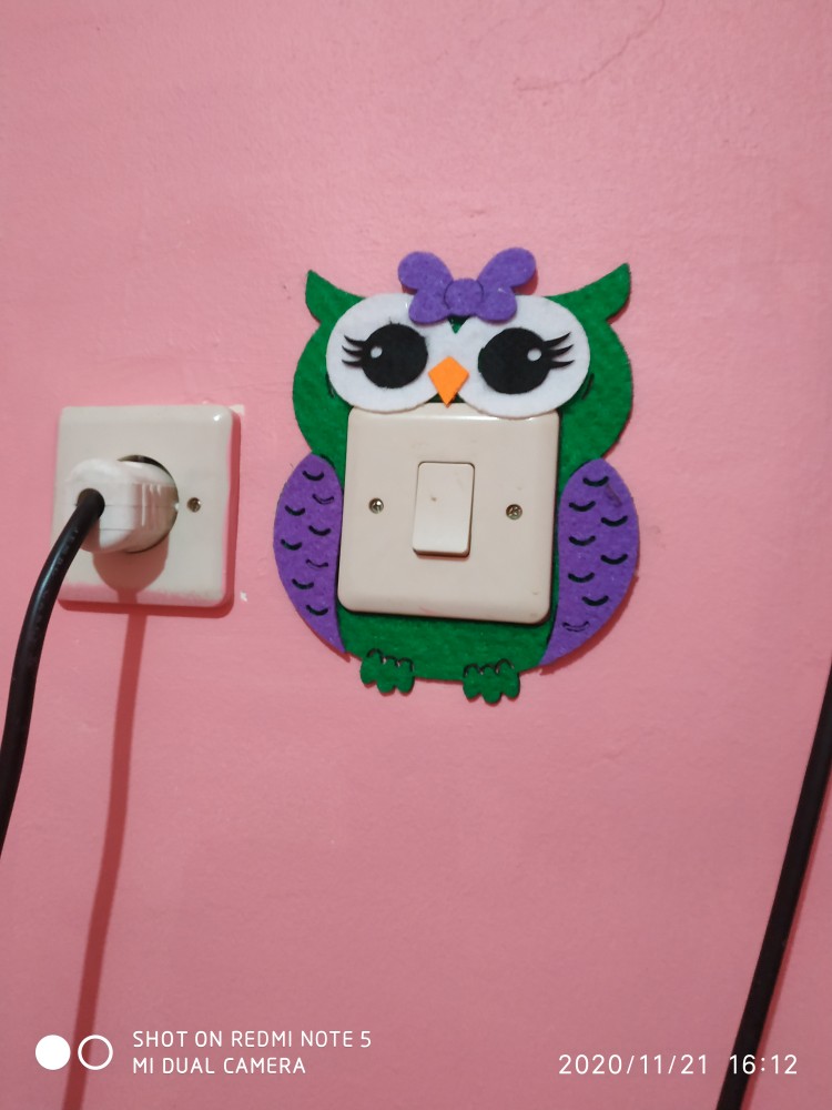 Stiker Saklar Frame Saklar Hiasan Stiker Dinding