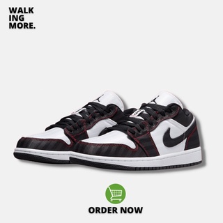 jordan 1 black red low