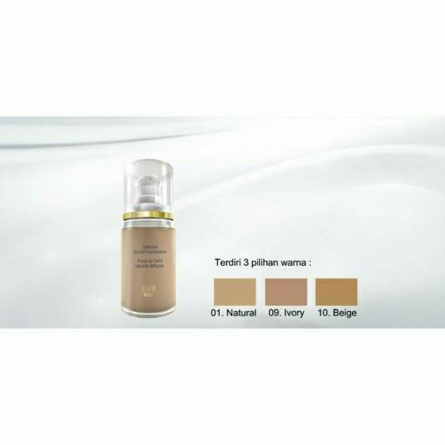 INEZ 900 lustrous liquid foundation / alas bedak cair series inez 900