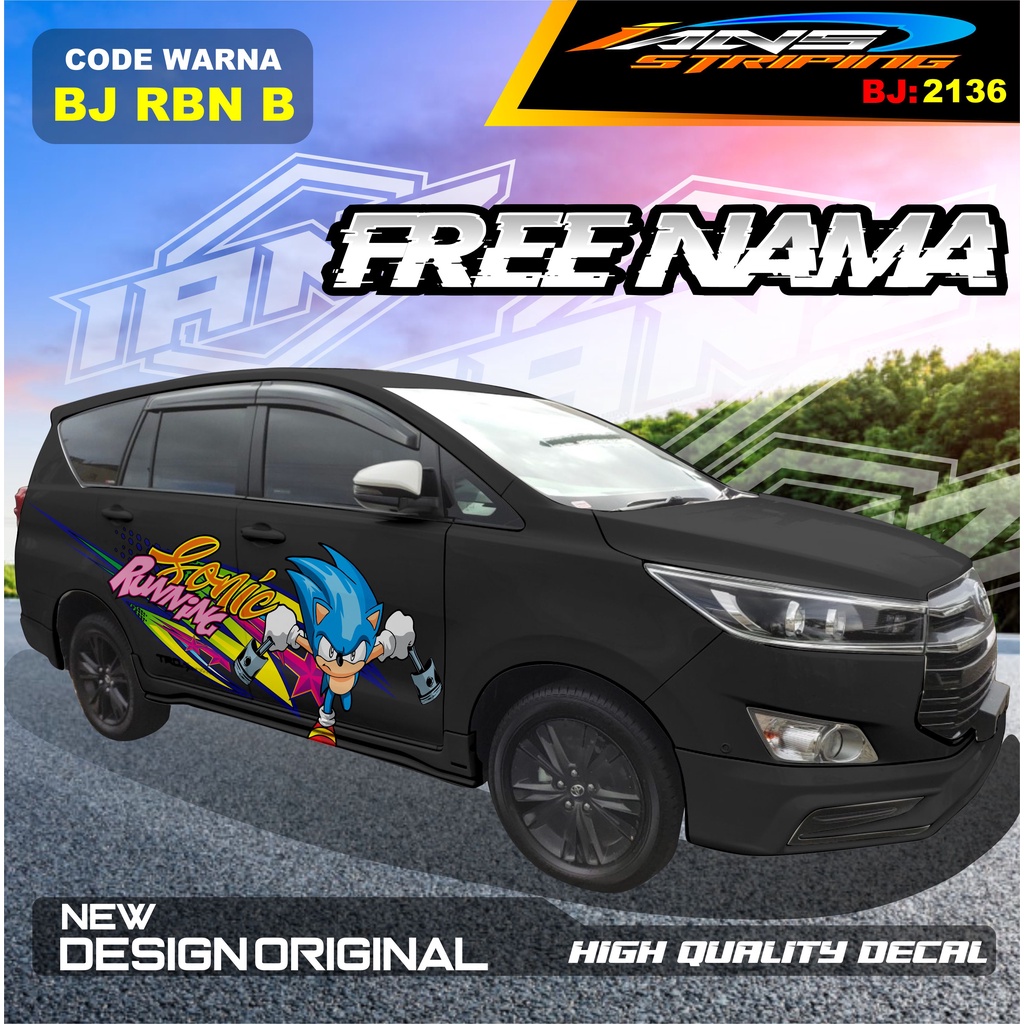 STIKER MOBIL INNOVA REBORN / VARIASI STICKER MOBIL AVANZA  / STIKER MOBIL XENIA / DECAL STIKER MOBIL PAJERO SPORT