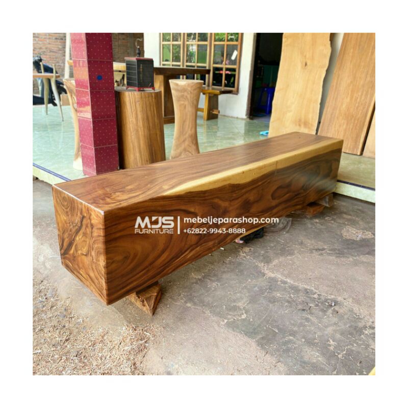 Balok kayu solid trembesi suar