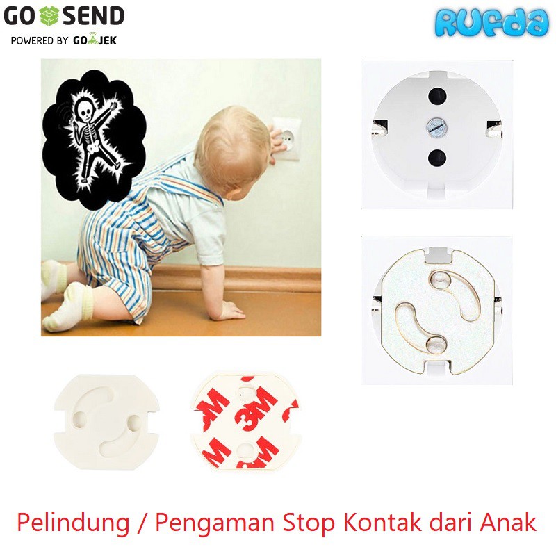 Pengaman Stop Kontak Penutup Colokan Listrik dari Anak Bayi