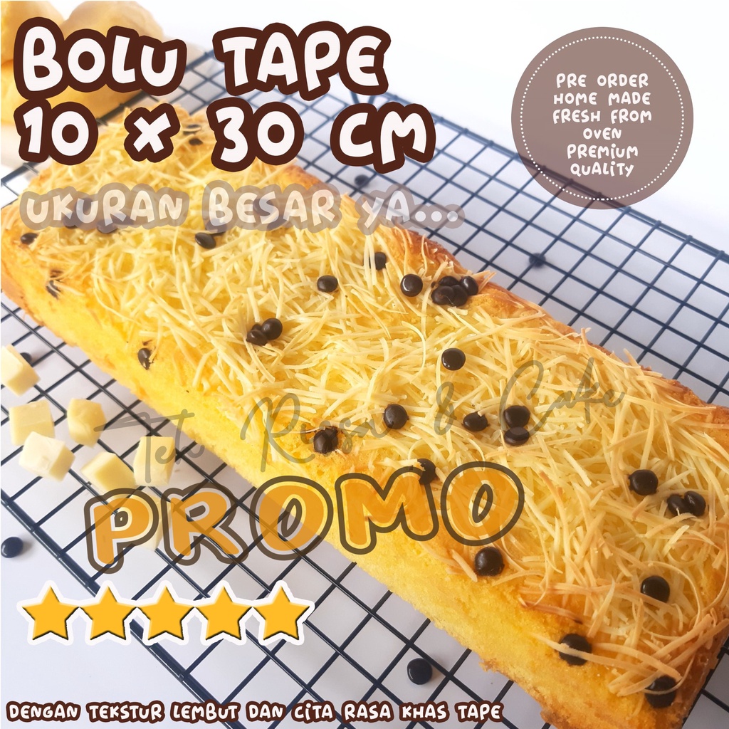 

Bolu / Bolu Tape / Tape / kue bolu / Bolu Peuyeum 30X10 Cm