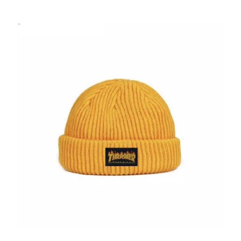 Promo BANTING HARGA!!!! COD-Topi Kupluk Pria wanita Beanie Hat Trasher Distro Trendy Masa Kini Harga Terjangkau