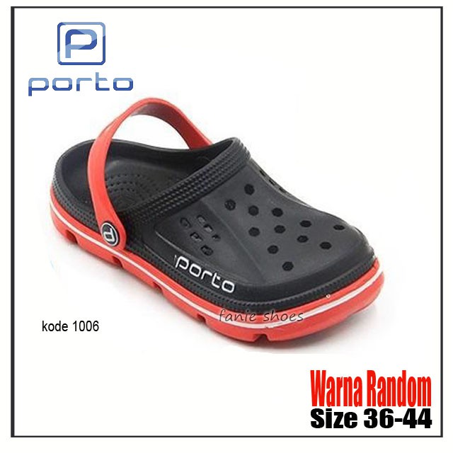 Porto Sandal Selop Bakpao 36-44 Laki / Sandal Selop Karet Waterproof Murah / Sandal Ringan