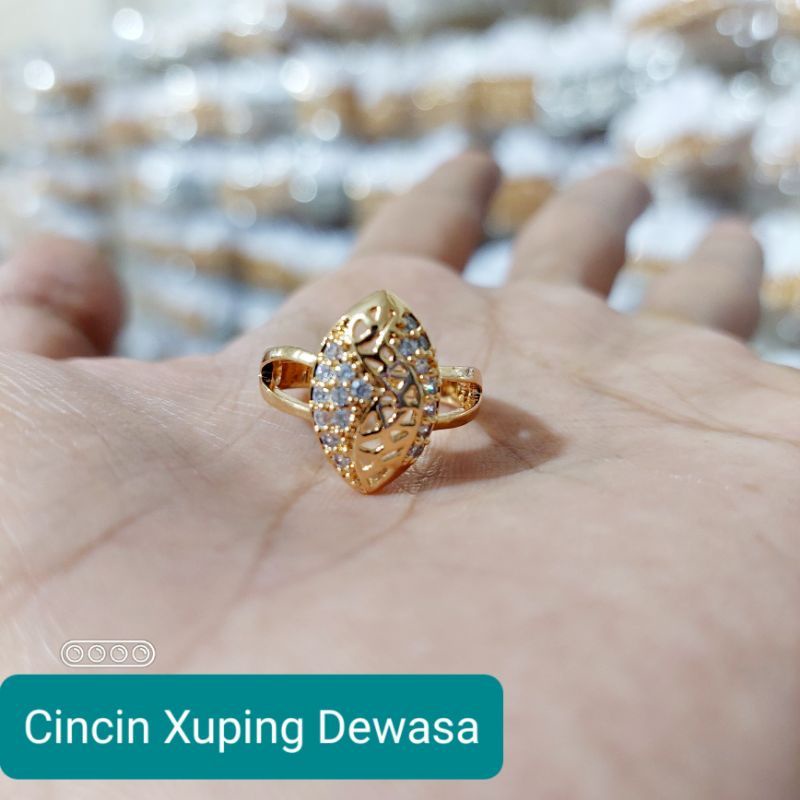 Cincin xuping lapis emas 24k terbaru