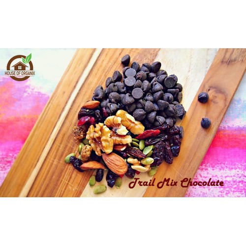 Natural Raw Trail Mix Chocolate - 150 Gr