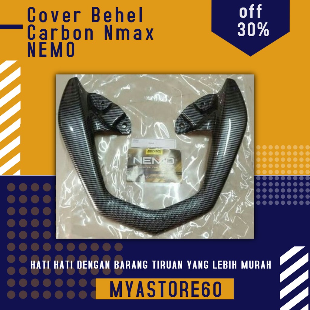 Cover Behel Nmax Carbon Nemo Anti Luntur Aksesoris Nmax Sparepart Nmax Body Nmax Asli Original