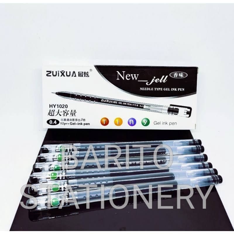 

PULPEN GEL ZUIXUA NEW JELL ISI 12, WARNA HITAM [1Pak/12Pcs]