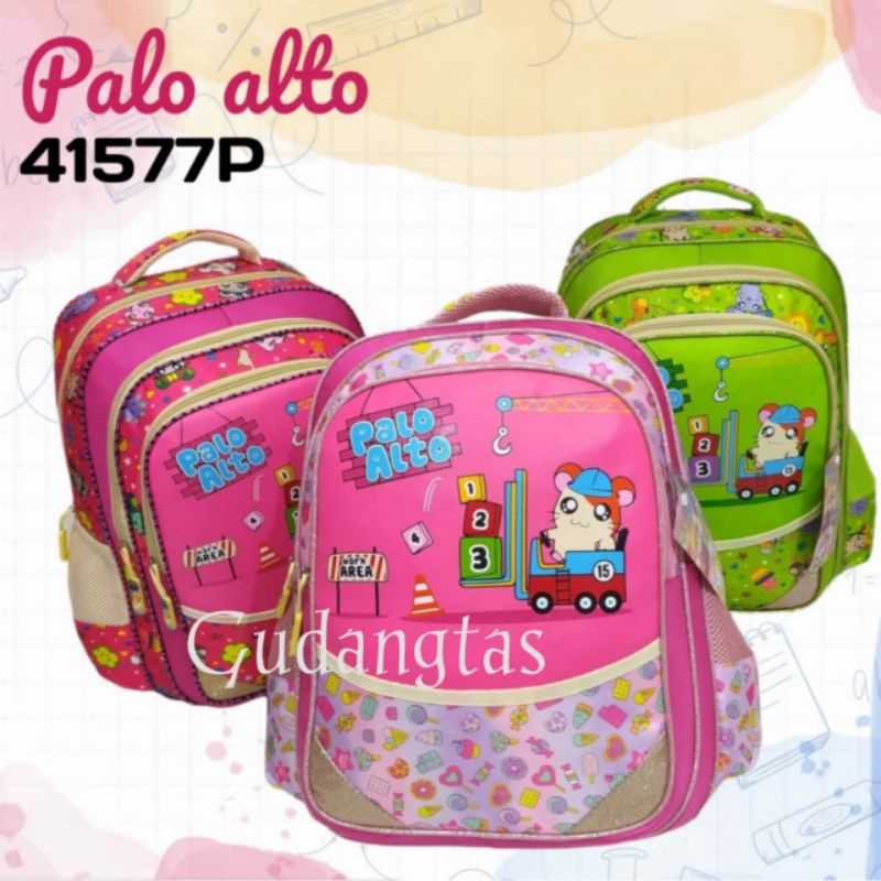 Tas anak perempuan tas sekolah ransel palo alto 41577P
