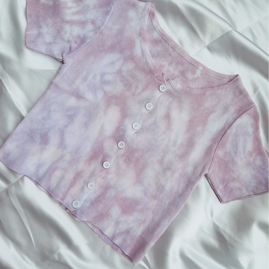 Cardigan rajut/cardigan crop/ cardigan tiedye/ crop top/ cardigan korea