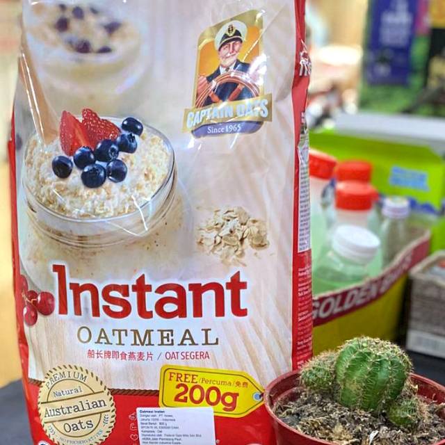 

Captain Oat Instant Oatmeal 800Gr (FREE 200Gr)