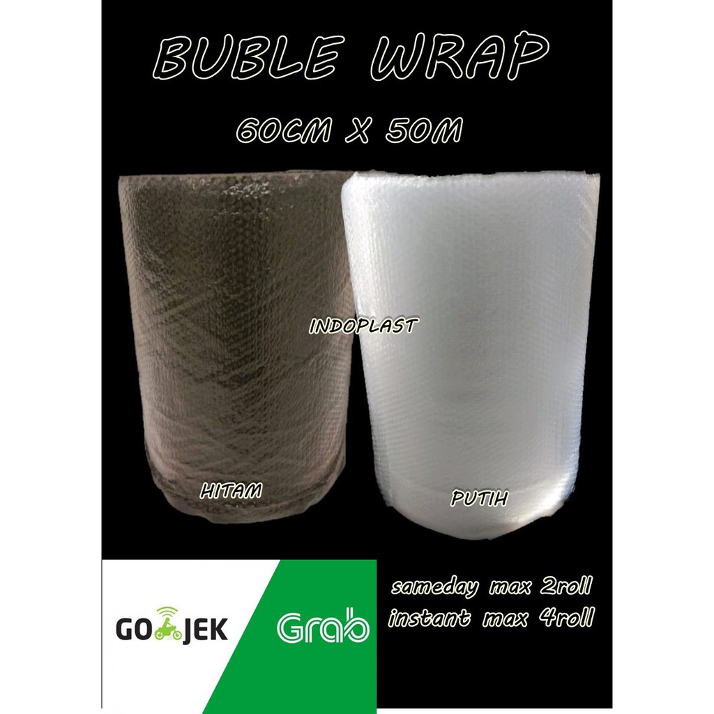 

BUBBLE WRAP 60cm x 50m MURAH