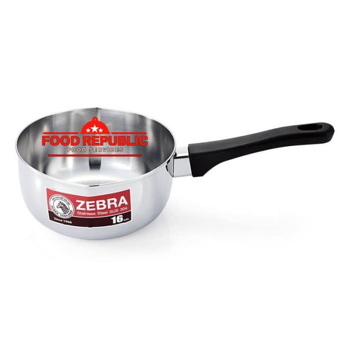 ZEBRA SAUCEPAN 18 CM 166308 - PANCI SAUS SUSU STAINLESS JAPANESE STYLE