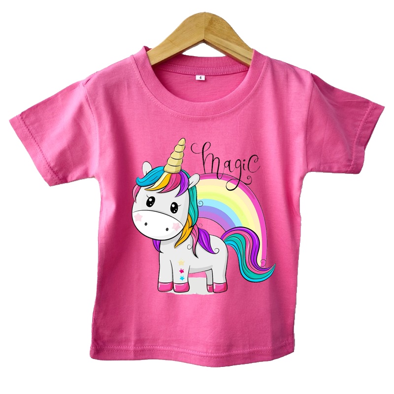 Kaos Anak Perempuan UNICORN PELANGI 4.0