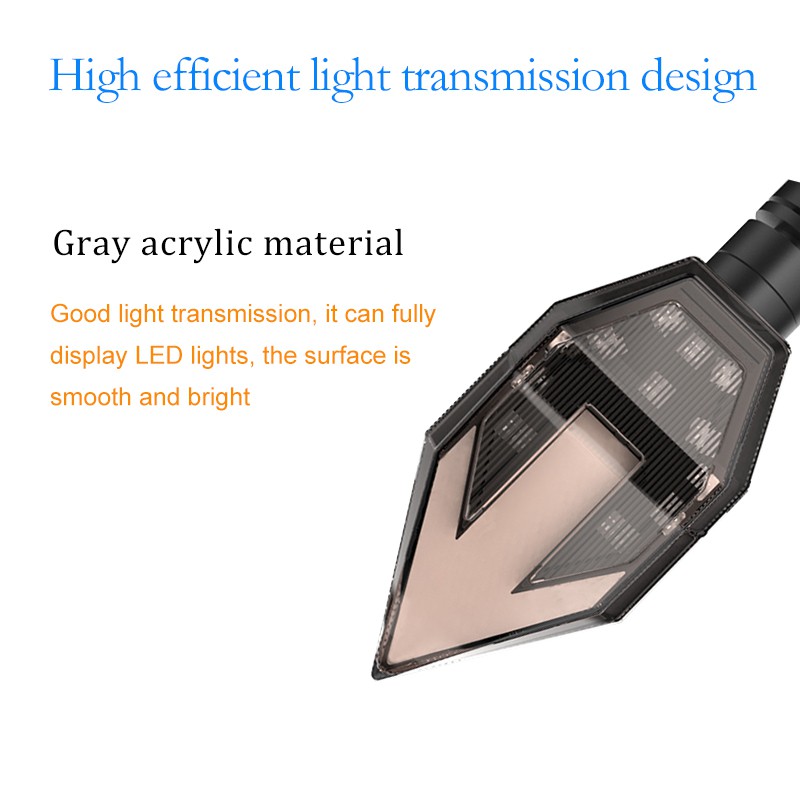 Sinyal Belok LED Sepeda Motor Relay LED Sepeda Motor Flasher Berhenti Sinyal M10 Universal Lampu Sein Sepeda Motor Tahan Air