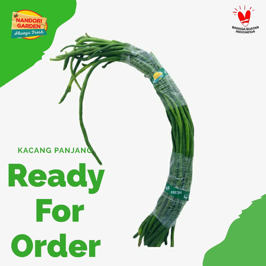

Nandori Garden Kacang Panjang Segar 400-500gram EA