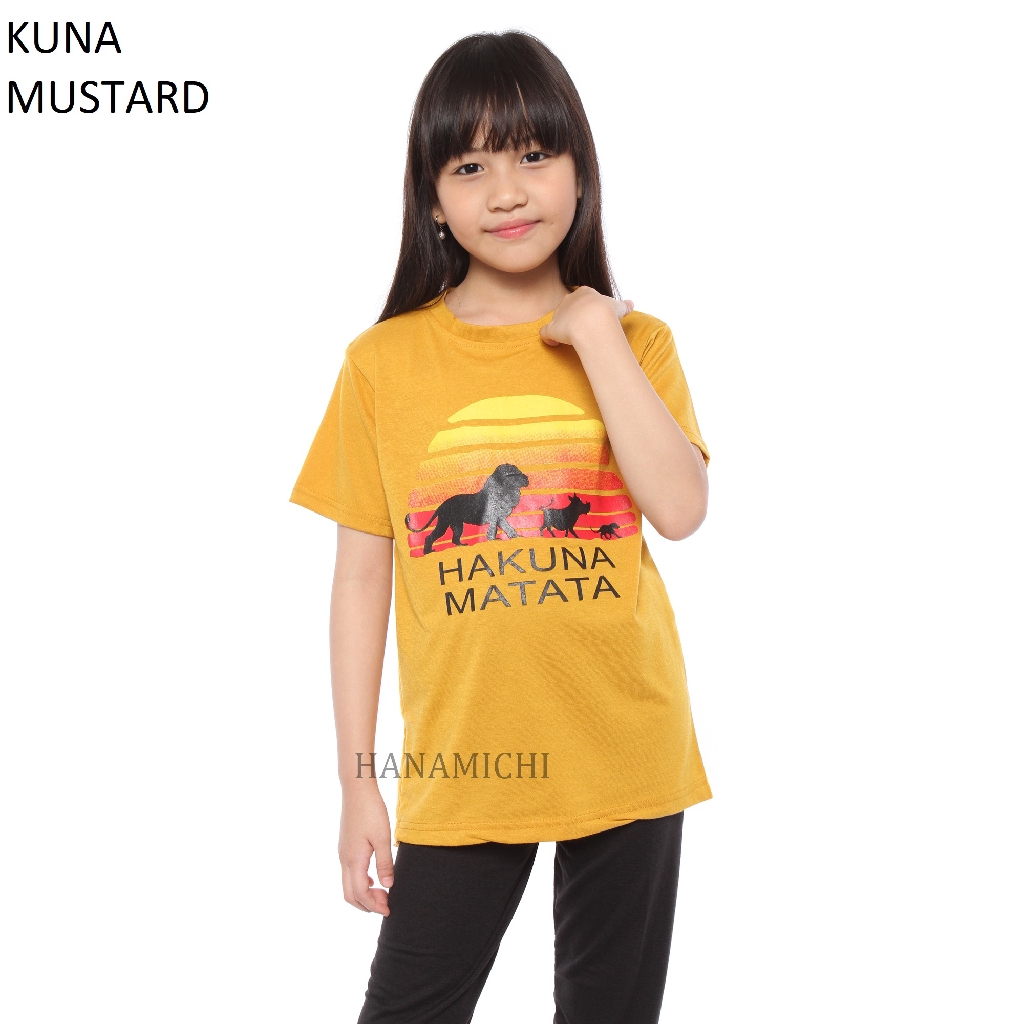 Hanamichi KUNA Kaos Sablon Anak Lengan Pendek