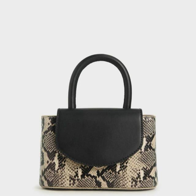 Tas Charles Keith CnK Snake skin