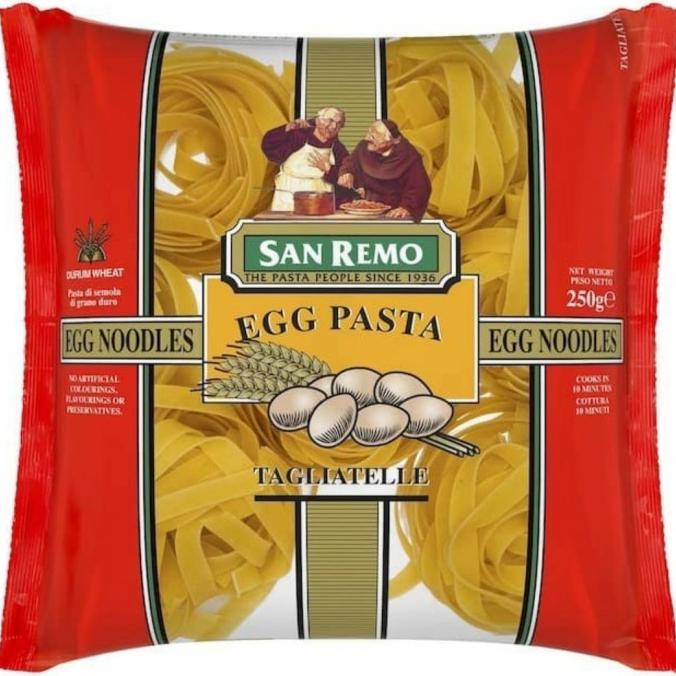 

~~~~~] Sanremo Egg Pasta Tagliatelle 250 gr