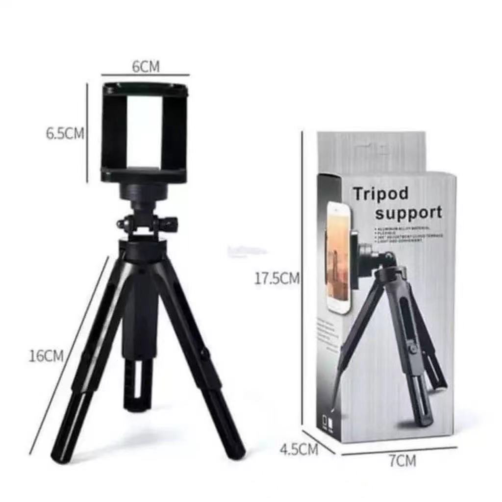 Tripod Mini HP - Tripod Support Mini HP - Tripod Selfie - Tripod Konten - Tripod Meja - Phone Holder