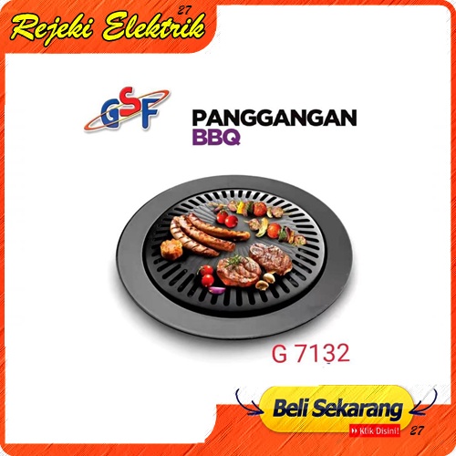 BBQ Ultra Grill Pemanggang Anti Lengket GSF-7132 Diameter 30 Cm