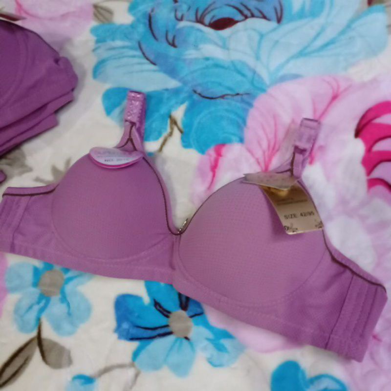 fema soft bra spon tipis tanpa kawat bra jumbo