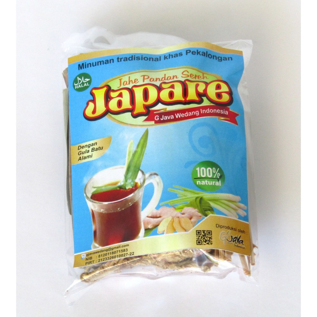 

Wedang Japare (Jahe Pandan Sereh)