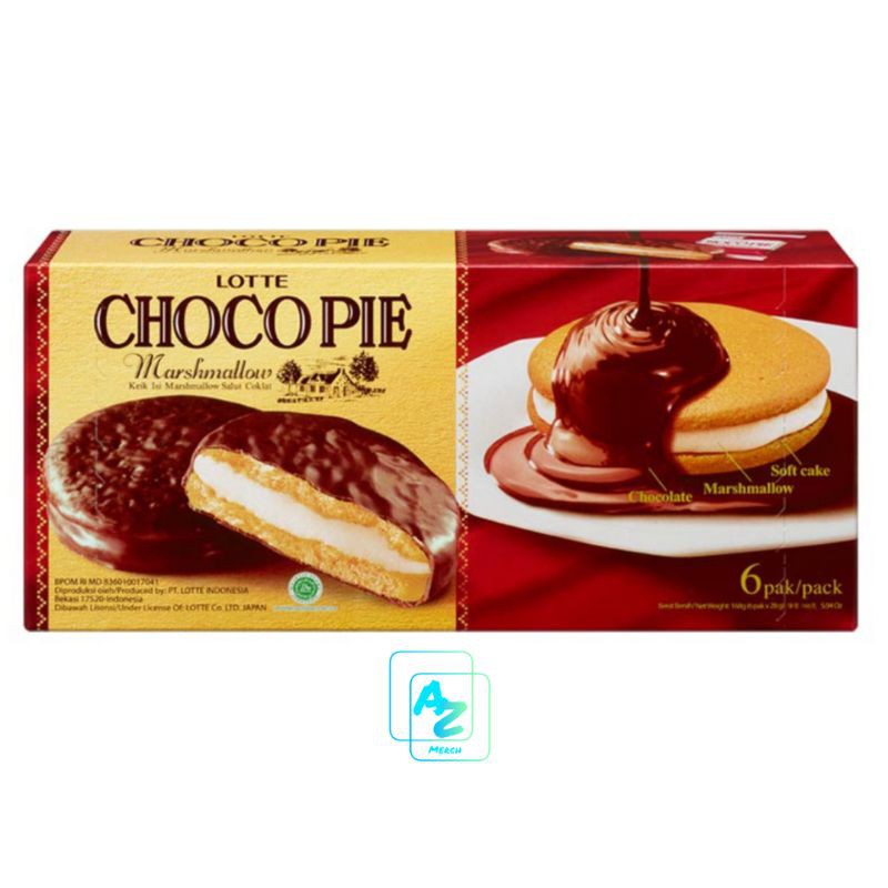 

Lotte Choco Pie 6pcs 140gr