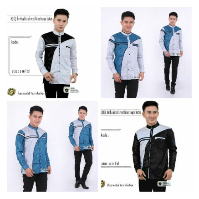 Baju koko pria, seragam hadroh Azzahir, Koko dewasa murah, seragam koko hadroh syubbanul muslimin