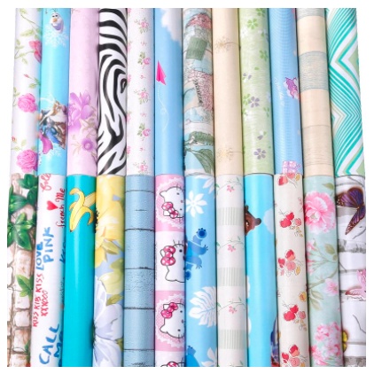 Wallpaper Dinding Kamar Tidur 1kg 3 Roll | Stiker Wallpaper Dinding | Bahan PVC Anti Air| Wallpaper Stiker Dinding Kamar | G5