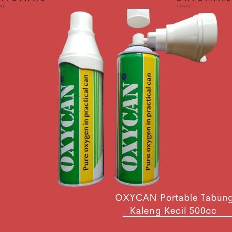 ♤ OXYCAN oksigen portable tabung kaleng kecil 500cc siap pakai oxygen pengiriman cepat untuk ke luar