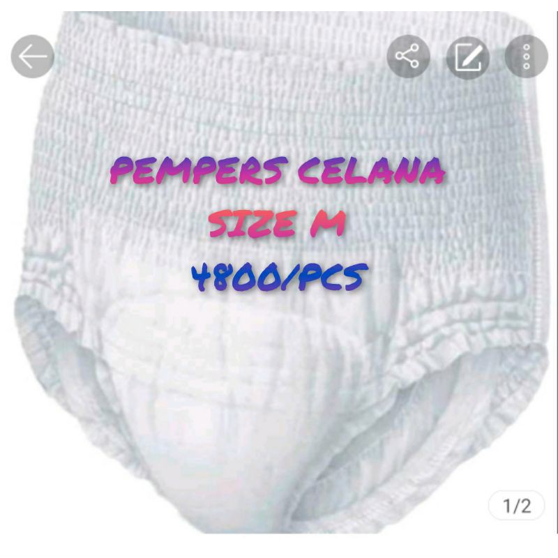 Pempers Celana Dewasa S/M/L/XL